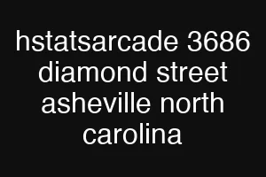 hstatsarcade 3686 diamond street asheville north carolina